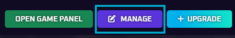 Server Dashboard Manage Button