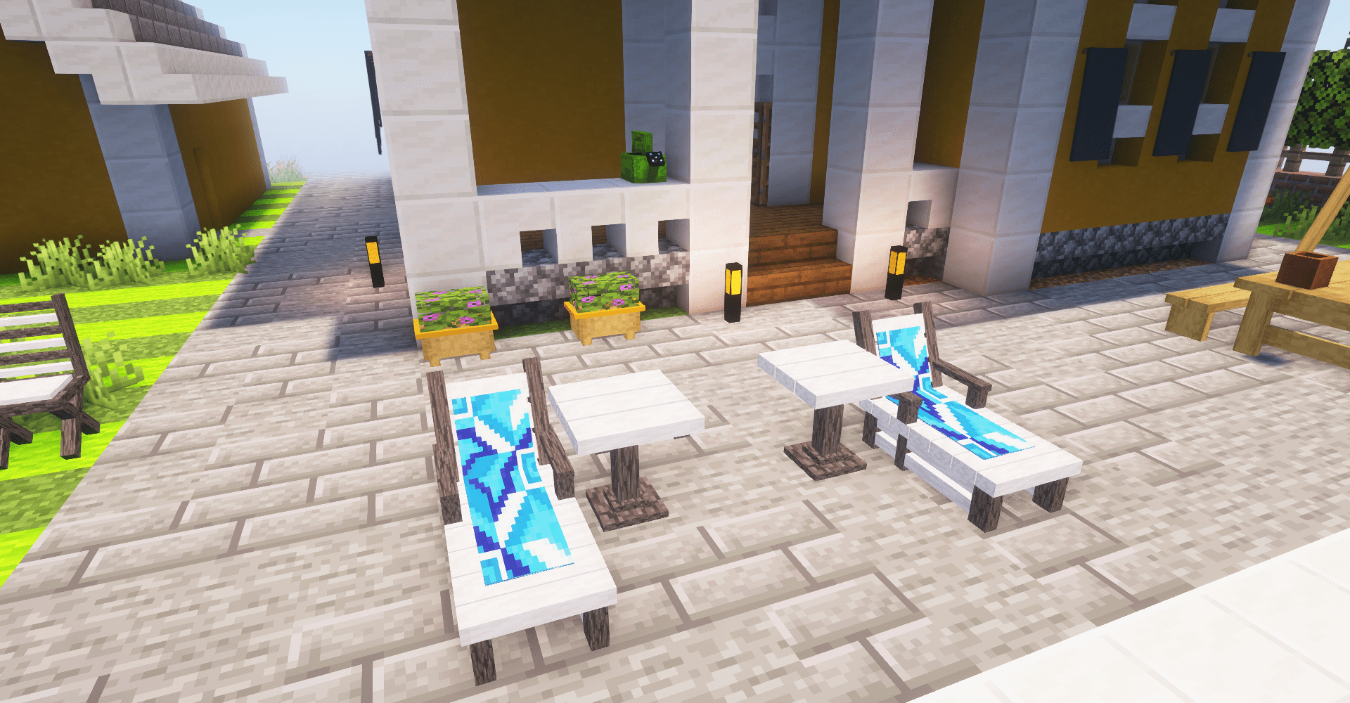 Outside Minecraft Modren Outdoor Models Pack | AdvancedPlugins